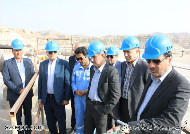 بازدید مدیرعامل شرکت نفت مناطق مرکزی ایران از منطقه عملیاتی سرخون و گشوی جنوبی 21
