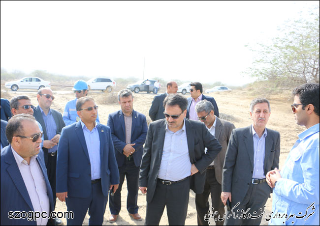 بازدید مدیرعامل شرکت نفت مناطق مرکزی ایران از منطقه عملیاتی سرخون و گشوی جنوبی 22