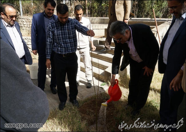 برگزاری مراسم روز درختکاری در شرکت بهره‌برداری نفت و گاز زاگرس جنوبی 4