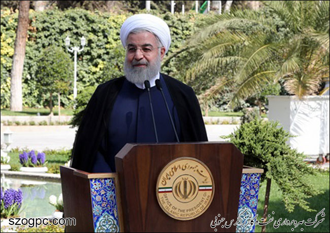 رئیس جمهوری: افزایش تولید ۲ برابری گاز پارس جنوبی، سبب بی‌نیازی کشور از واردات گاز شد
