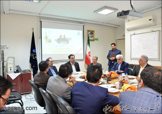 برگزاری مراسم معارفه سرپرست شرکت بهره‌برداری  نفت و گاز شرق 6