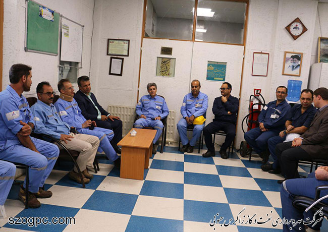بازدید نوروزی مدیرعملیات شرکت زاگرس جنوبی از مناطق عملیاتی 1