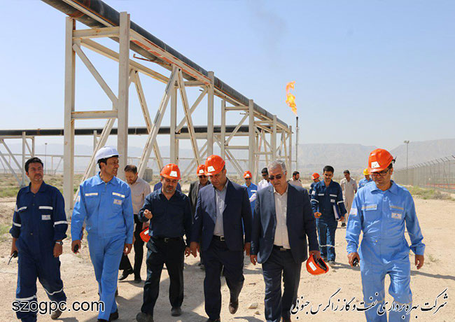 بازدید نوروزی مدیرعملیات شرکت زاگرس جنوبی از مناطق عملیاتی 1