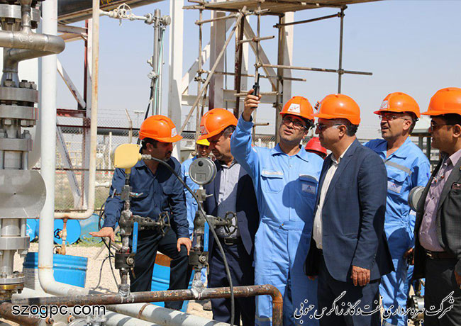 بازدید نوروزی مدیرعملیات شرکت زاگرس جنوبی از مناطق عملیاتی 3
