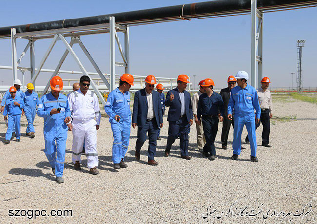 بازدید نوروزی مدیرعملیات شرکت زاگرس جنوبی از مناطق عملیاتی 4