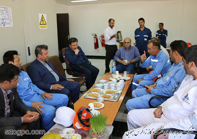 بازدید نوروزی مدیرعملیات شرکت زاگرس جنوبی از مناطق عملیاتی 5