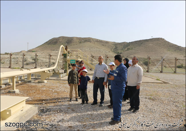 بازدید خانواده های کارکنان زاگرس جنوبی از مناطق عملیاتی  1