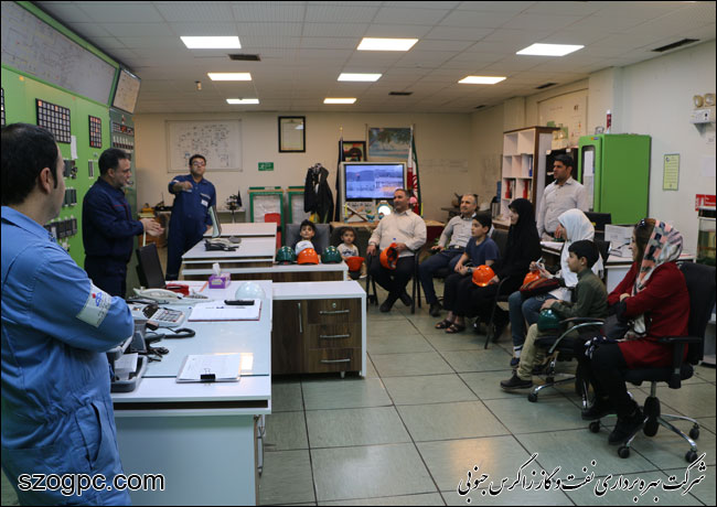بازدید نوروزی خانواده‌های کارکنان زاگرس جنوبی از مناطق عملیاتی