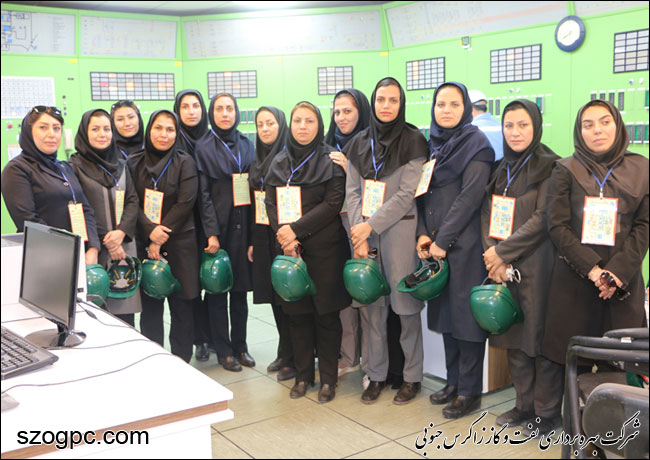 بازدید بانوان شاغل در زاگرس جنوبی از منطقه عملیاتی آغار و دالان 2