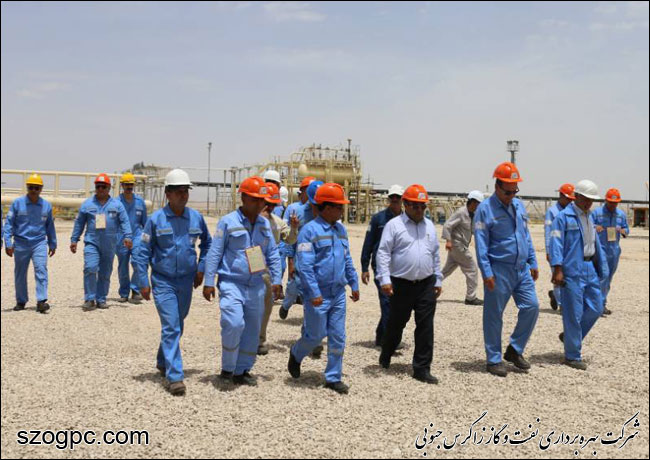 بازدید مدیرعامل زاگرس جنوبی از منطقه عملیاتی پارسیان 1