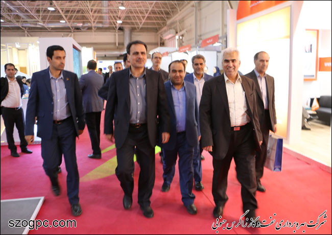 بازدید مدیران عامل شرکت های نفت مناطق مرکزی ایران و بهره برداری نفت و گاز زاگرس جنوبی از بیست و سومین نمایشگاه 9