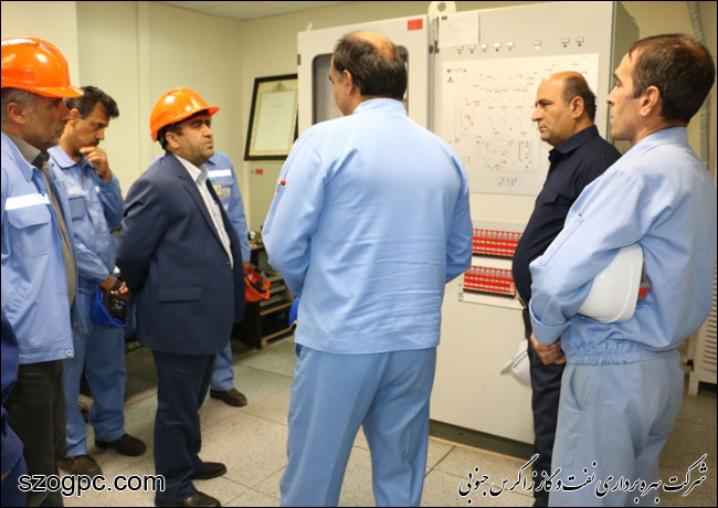 بازدید مدیرعامل زاگرس جنوبی از منطقه عملیاتی نار و کنگان 6