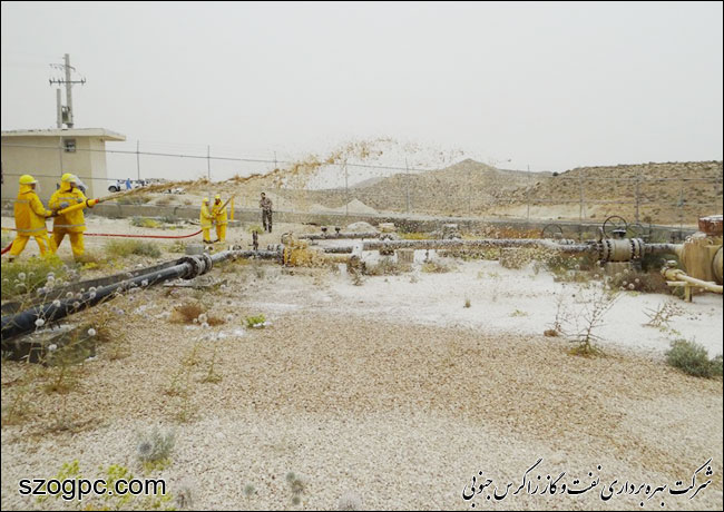 مانور اطفاء حریق و امداد و نجات در چند راهه اقماری هما 2