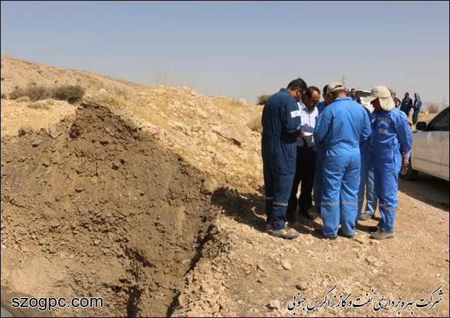 بازدید مدیرعامل زاگرس جنوبی از منطقه عملیاتی نار و کنگان 2