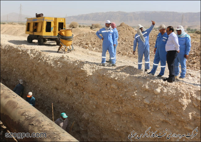 بازدید مدیرعامل زاگرس جنوبی از منطقه عملیاتی نار و کنگان