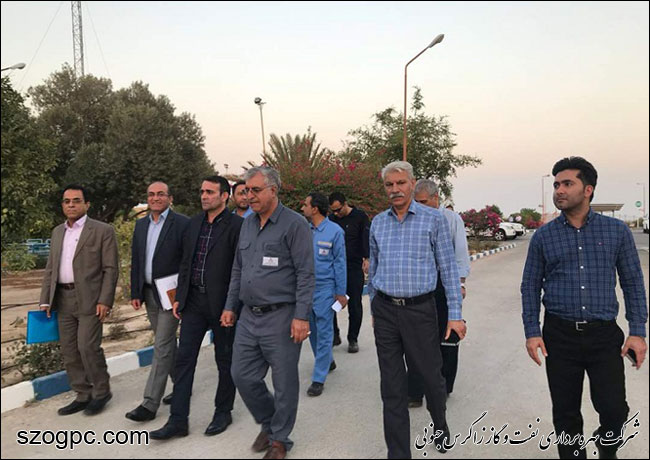 بازدید مدیر منابع انسانی نفت و گاز زاگرس جنوبی از منطقه عملیاتی پارسیان 6