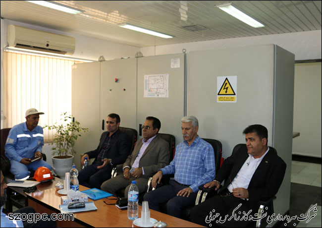بازدید مدیر منابع انسانی نفت و گاز زاگرس جنوبی از منطقه عملیاتی پارسیان 8