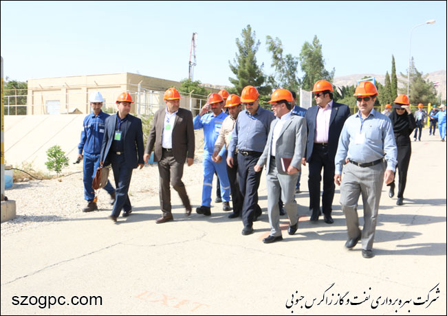بازدید مدیرعامل شرکت نفت مناطق مرکزی ایران از منطقه عملیاتی آغار و دالان 1