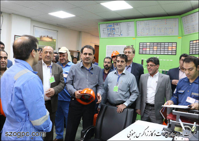 بازدید مدیرعامل شرکت نفت مناطق مرکزی ایران از منطقه عملیاتی آغار و دالان 26