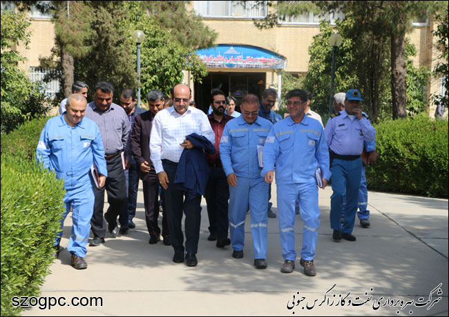 بررسی مسائل کارکنان منطقه عملیاتی آغار و دالان با حضور مدیر توسعه منابع انسانی شرکت ملی نفت ایران 1