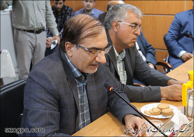 مراسم تکریم و معارفه رئیس بهداشت، ایمنی، محیط زیست و پدافند غیرعامل شرکت بهره‎برداری نفت و گاز زاگرس جنوبی 13
