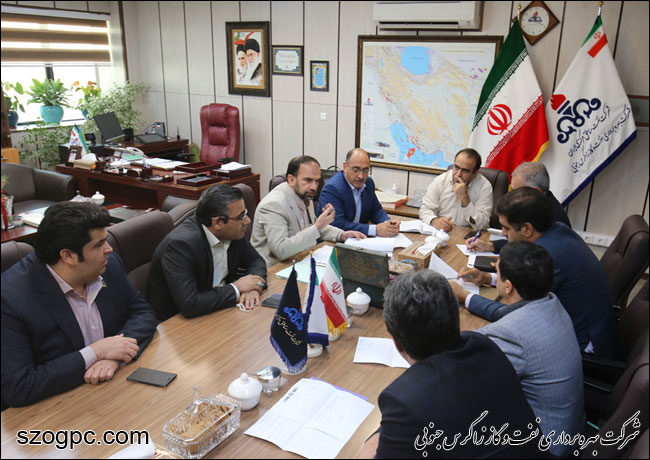 برگزاری نشست مشترک شرکت بهره برداری نفت و گاز زاگرس جنوبی و اداره کل امور مالیاتی استان فارس 2