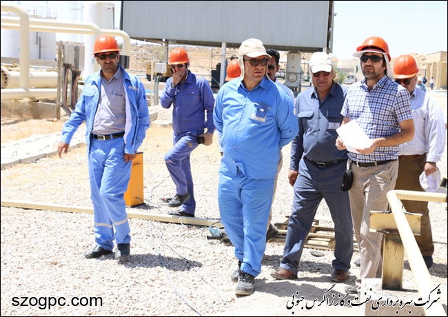 بازدید مدیرعملیات نفت و گاز زاگرس جنوبی از منطقه عملیاتی پارسیان 4