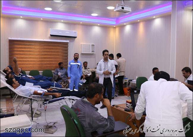 اهداء بیش از ۶۴ هزار سی سی خون به نیازمندان توسط کارکنان نفت و گاز زاگرس جنوبی 4