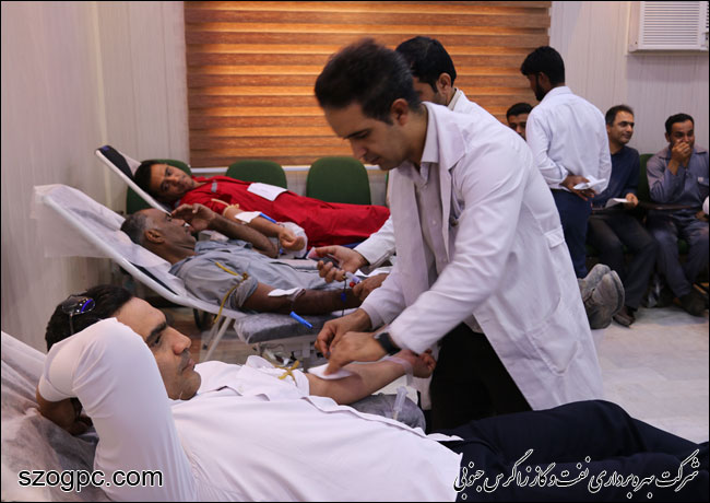 اهداء بیش از ۶۴ هزار سی سی خون به نیازمندان توسط کارکنان نفت و گاز زاگرس جنوبی 5