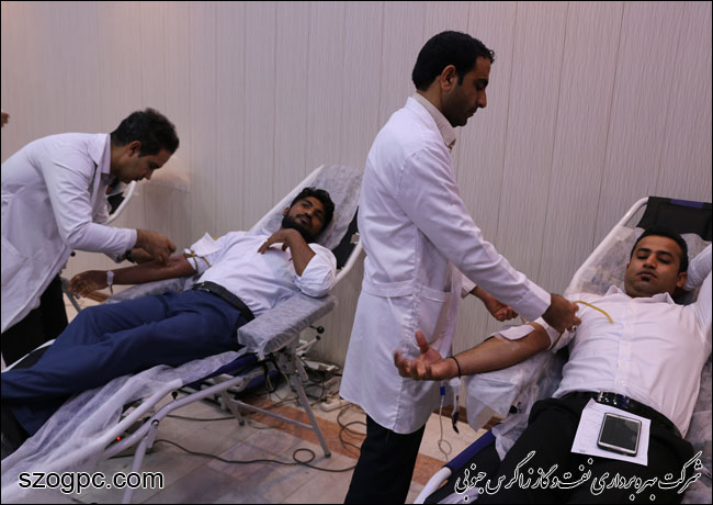 اهداء بیش از ۶۴ هزار سی سی خون به نیازمندان توسط کارکنان نفت و گاز زاگرس جنوبی 6