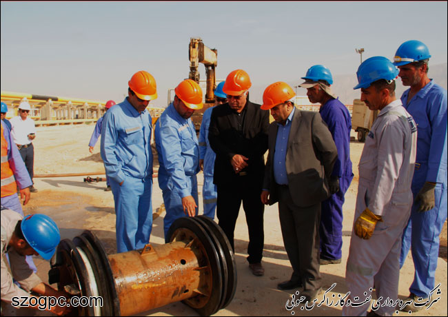 بازدید عیدانه مدیرعامل زاگرس جنوبی از منطقه عملیاتی پارسیان 8
