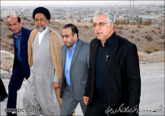 بازدید عیدانه مدیرعامل زاگرس جنوبی از منطقه عملیاتی پارسیان  1