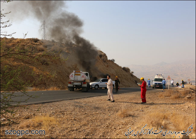 مانور تصادفات جاده ای در منطقه عملیاتی ناروکنگان 1