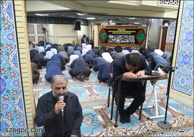 سوگ عزای سالار شهیدان در شرکت بهرهبرداری نفت و گاز زاگرس جنوبی 8