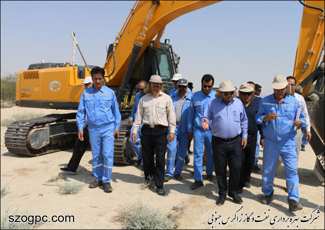 بازدید مدیرعامل شرکت بهرهبرداری نفت و گاز زاگرس جنوبی از منطقه عملیاتی پارسیان 2