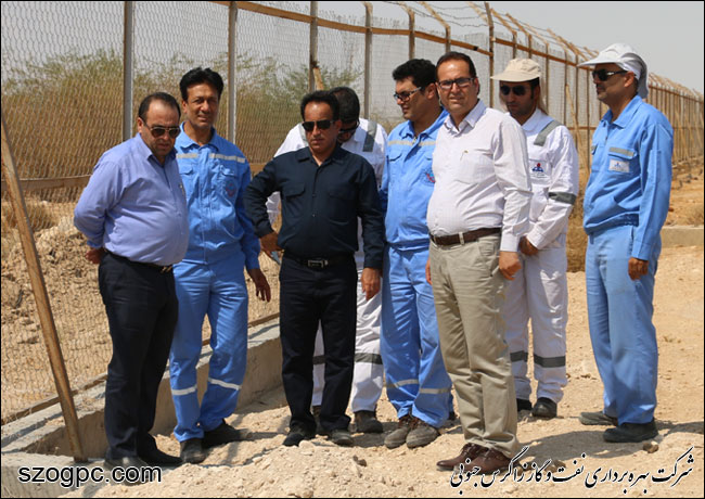 بازدید مدیرعامل شرکت بهرهبرداری نفت و گاز زاگرس جنوبی از منطقه عملیاتی پارسیان 5