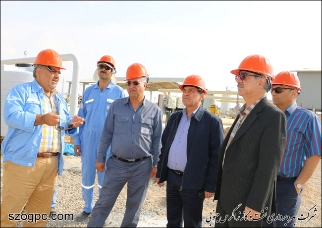 بازدید مدیر برنامه ریزی نفت مرکزی