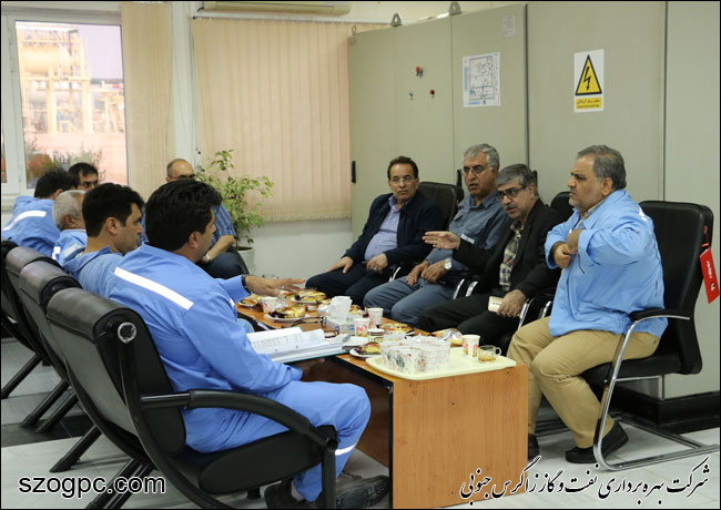 بازدید مدیر برنامه ریزی نفت مرکزی