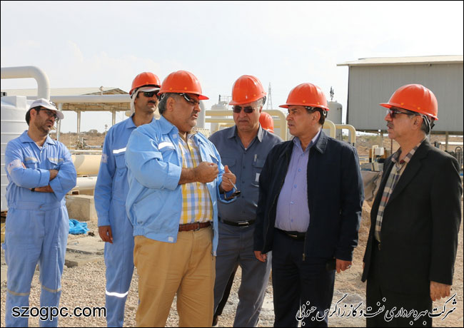 بازدید مدیر برنامه ریزی نفت مرکزی