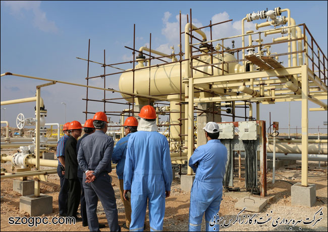 بازدید مدیر برنامه ریزی نفت مرکزی