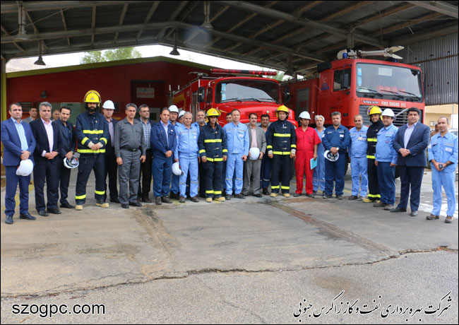 بازدید مدیرعامل نفت و گاز زاگرس جنوبی از منطقه عملیاتی نار و کنگان ( ناحیه کنگان ) 14