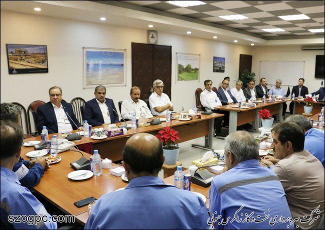 نشست مشترک نفت و گاز زاگرس جنوبی و پالایشگاه گاز فجر جم 6