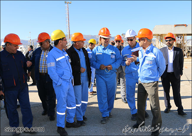 بازدید مدیرعامل زاگرس جنوبی از منطقه عملیاتی آغار و دالان (ناحیه آغار) 13