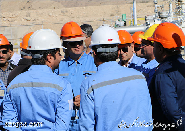 بازدید مدیرعامل زاگرس جنوبی از منطقه عملیاتی آغار و دالان (ناحیه آغار) 14