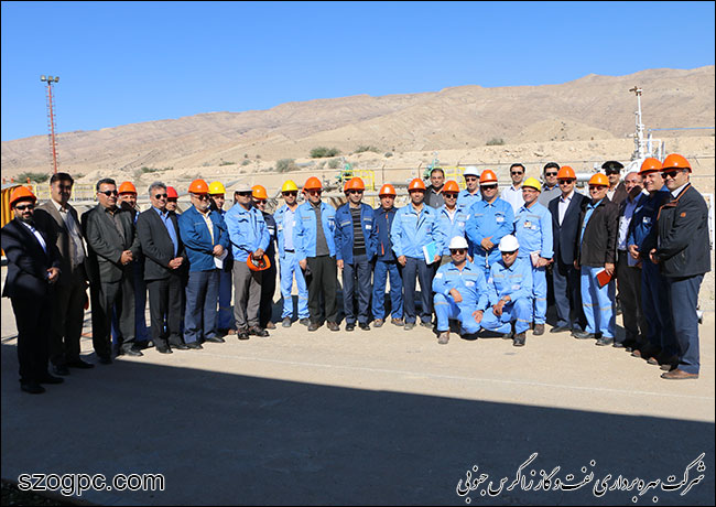 بازدید مدیرعامل زاگرس جنوبی از منطقه عملیاتی آغار و دالان (ناحیه آغار) 15