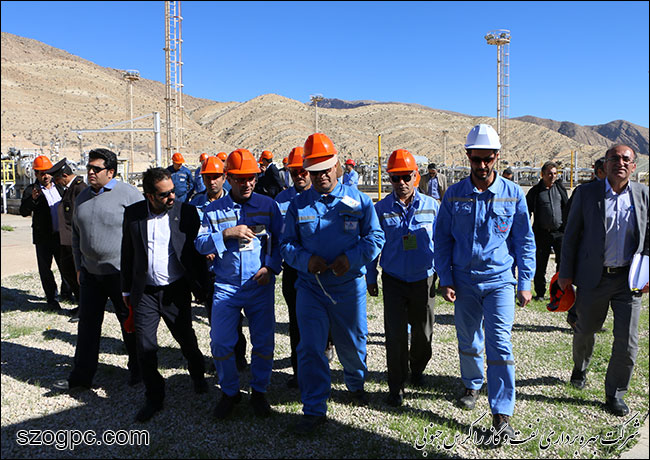 بازدید مدیرعامل زاگرس جنوبی از منطقه عملیاتی آغار و دالان (ناحیه آغار)
