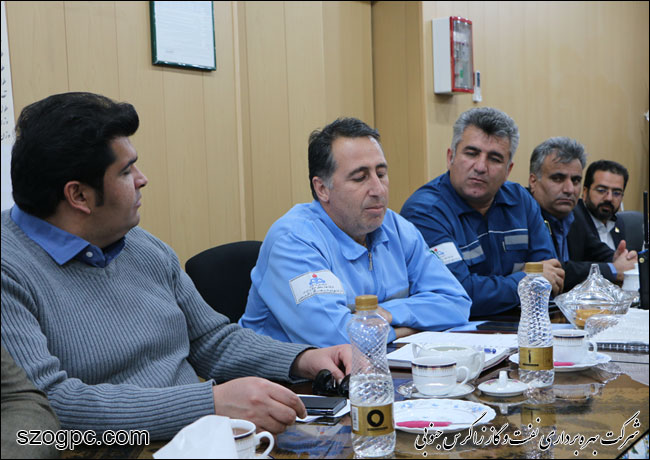 جلسه مدیرعامل زاگرس جنوبی در منطقه عملیاتی آغار و دالان 3