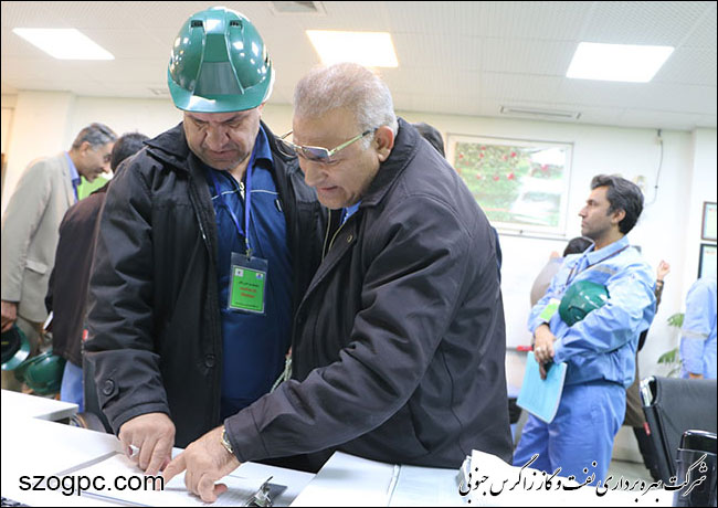 بازدید مدیرعامل زاگرس جنوبی از منطقه عملیاتی آغار و دالان (ناحیه دالان) 9