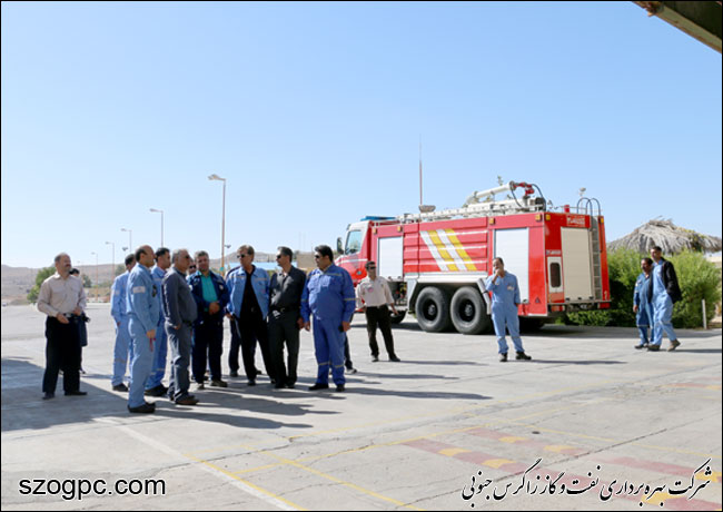 بازدید مدیرعامل نفت و گاز زاگرس جنوبی از منطقه عملیاتی پارسیان 1