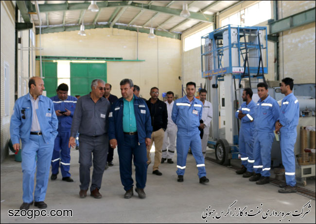 بازدید مدیرعامل نفت و گاز زاگرس جنوبی از منطقه عملیاتی پارسیان 19